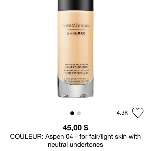 BareMinerals foundation - Picture 2 of 2